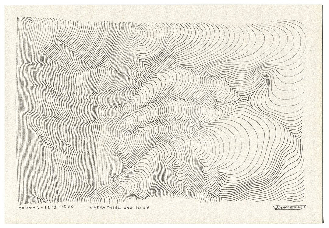 April 2020 - Ink drawings on A4 paper (Digital Downloads)