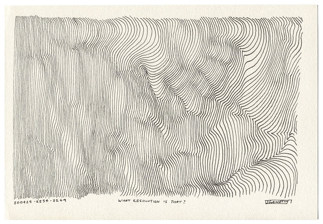 April 2020 - Ink drawings on A4 paper (Digital Downloads)