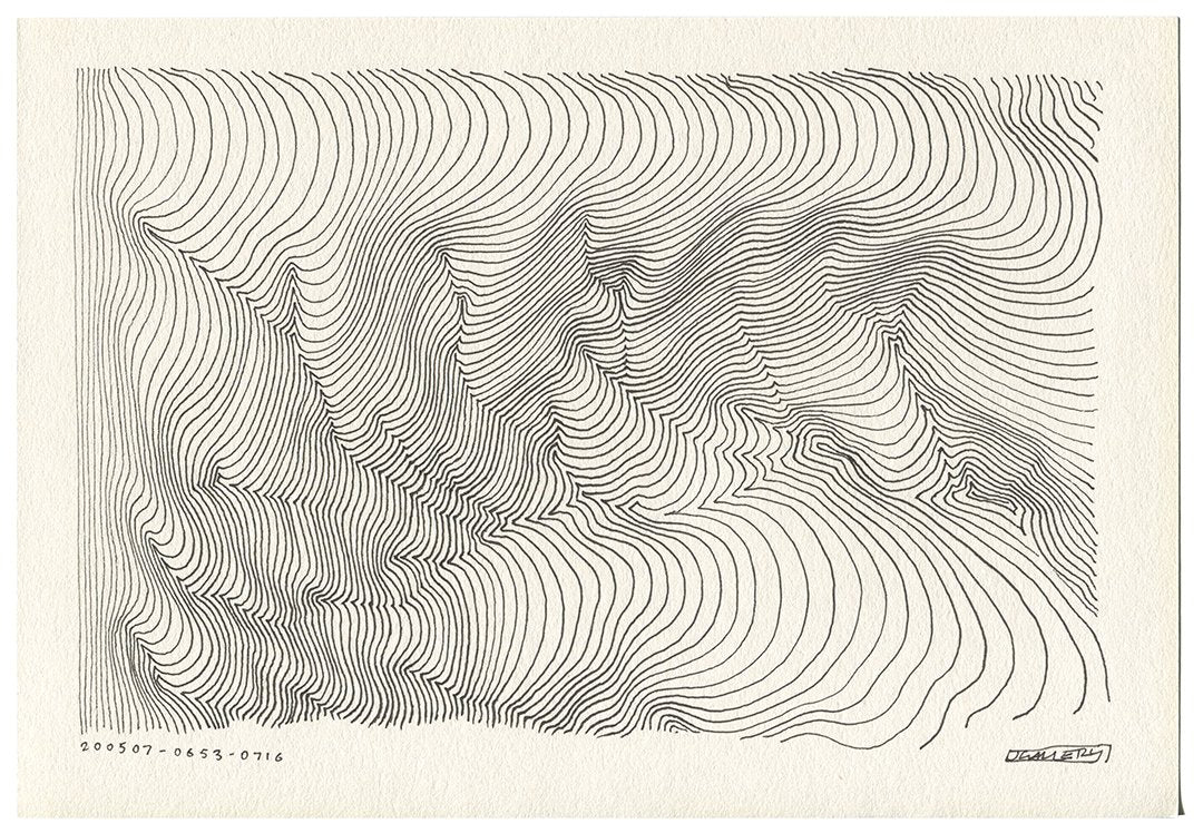 May 2020 - Ink drawings on A4 paper (Digital Downloads)