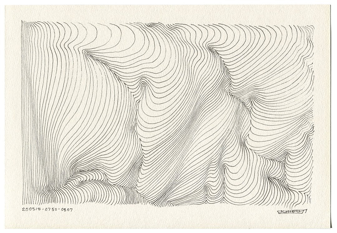 May 2020 - Ink drawings on A4 paper (Digital Downloads)