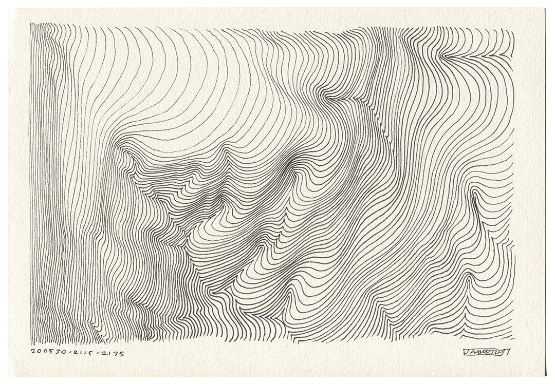 May 2020 - Ink drawings on A4 paper (Digital Downloads)