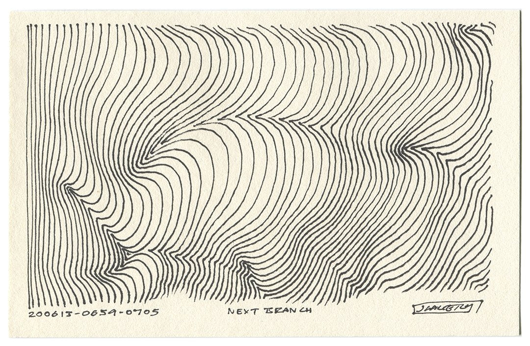 June 2020 - Ink drawings on A5 paper (Digital Downloads)