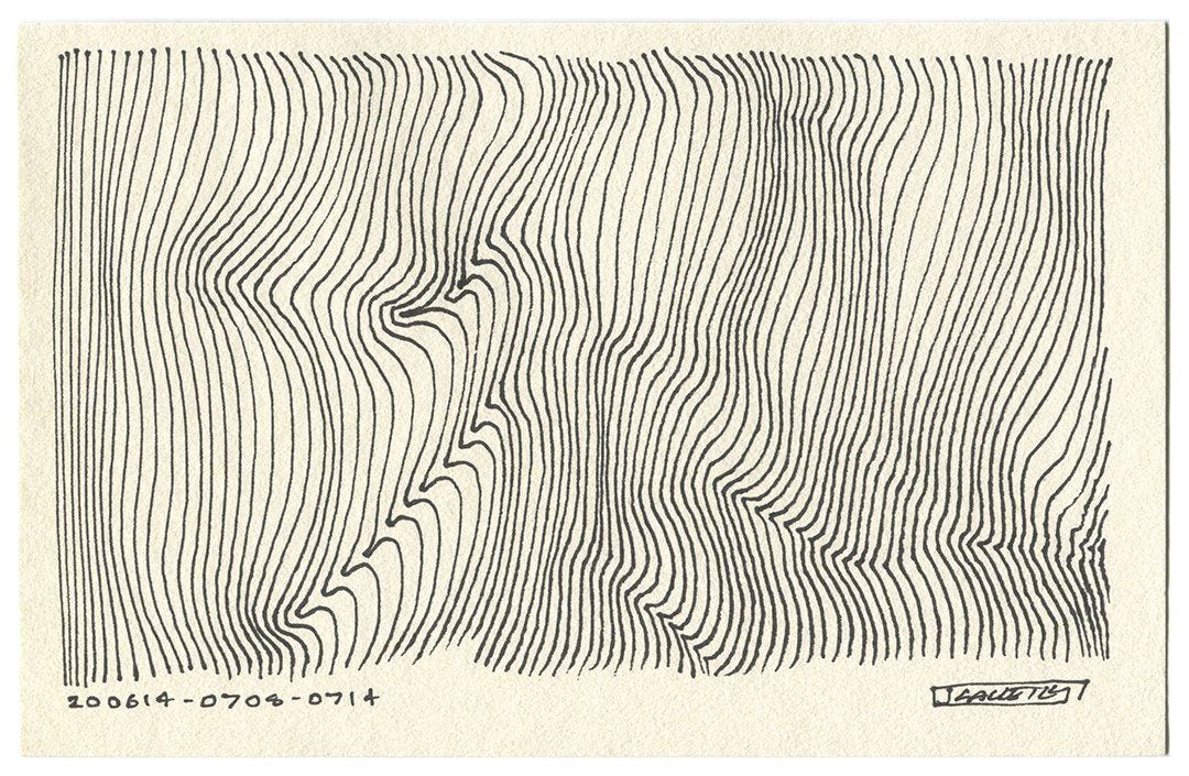 June 2020 - Ink drawings on A5 paper (Digital Downloads)