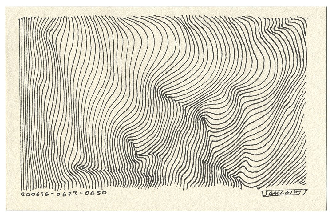 June 2020 - Ink drawings on A5 paper (Digital Downloads)