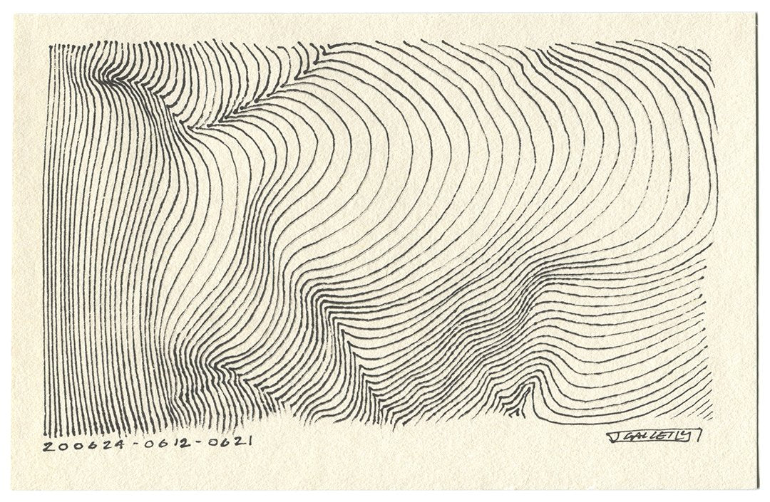 June 2020 - Ink drawings on A5 paper (Digital Downloads)