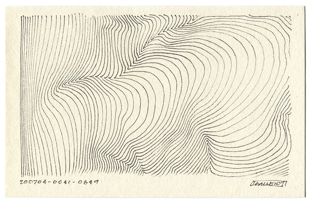 July 2020 - Ink drawings on A5 paper (Digital Downloads)
