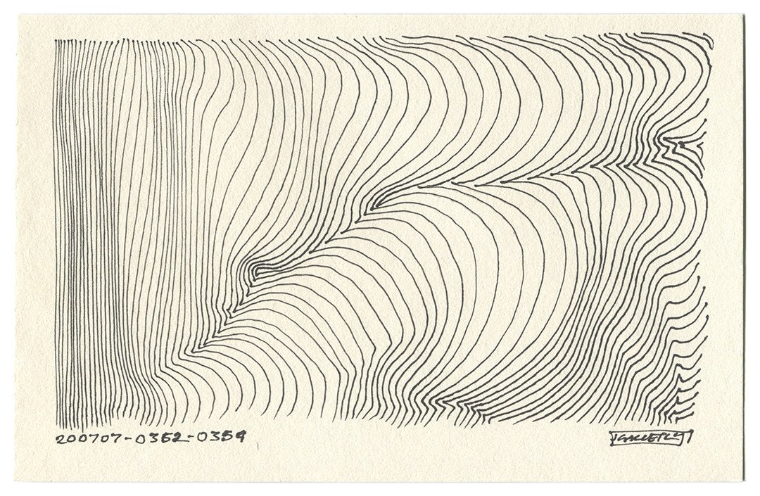 July 2020 - Ink drawings on A5 paper (Digital Downloads)