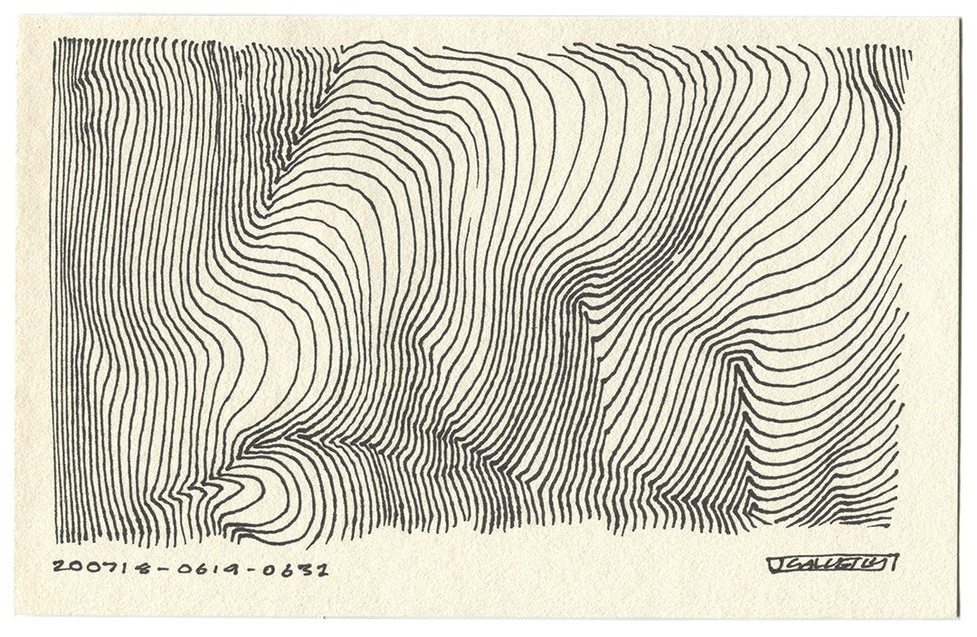 July 2020 - Ink drawings on A5 paper (Digital Downloads)