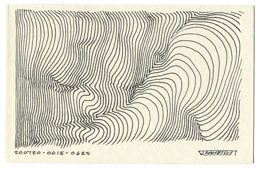 July 2020 - Ink drawings on A5 paper (Digital Downloads)
