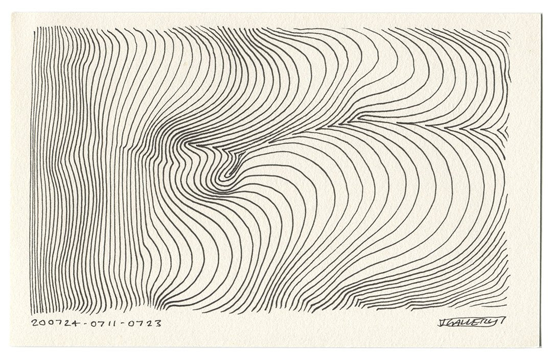 July 2020 - Ink drawings on A5 paper (Digital Downloads)