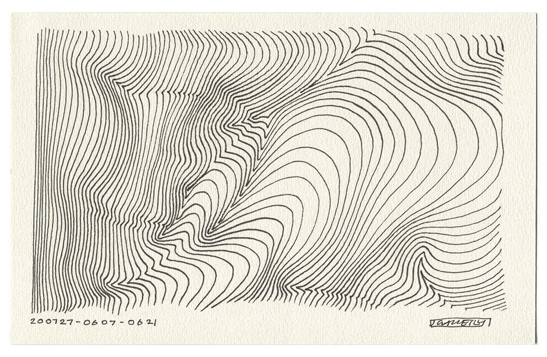 July 2020 - Ink drawings on A5 paper (Digital Downloads)