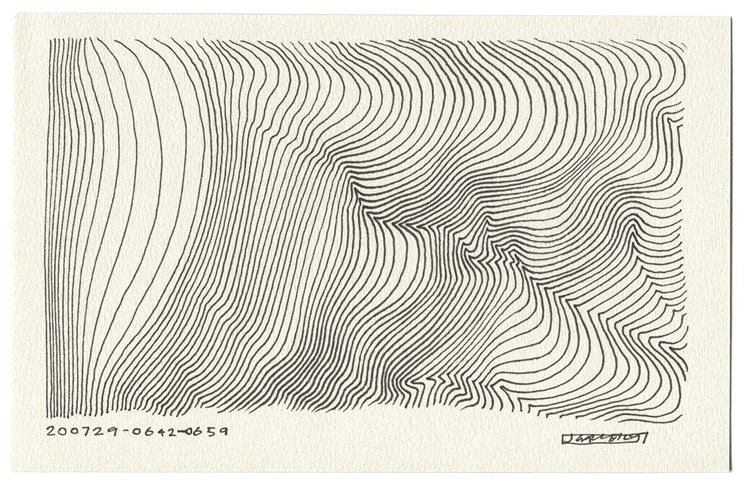 July 2020 - Ink drawings on A5 paper (Digital Downloads)
