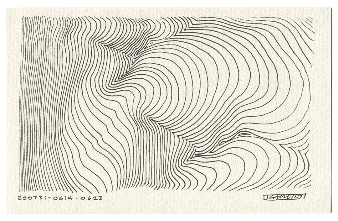 July 2020 - Ink drawings on A5 paper (Digital Downloads)