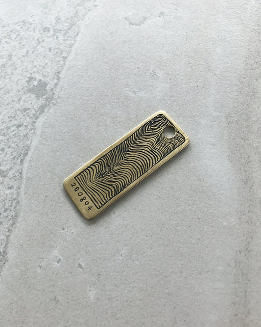200804 - Hand Engraved Brass