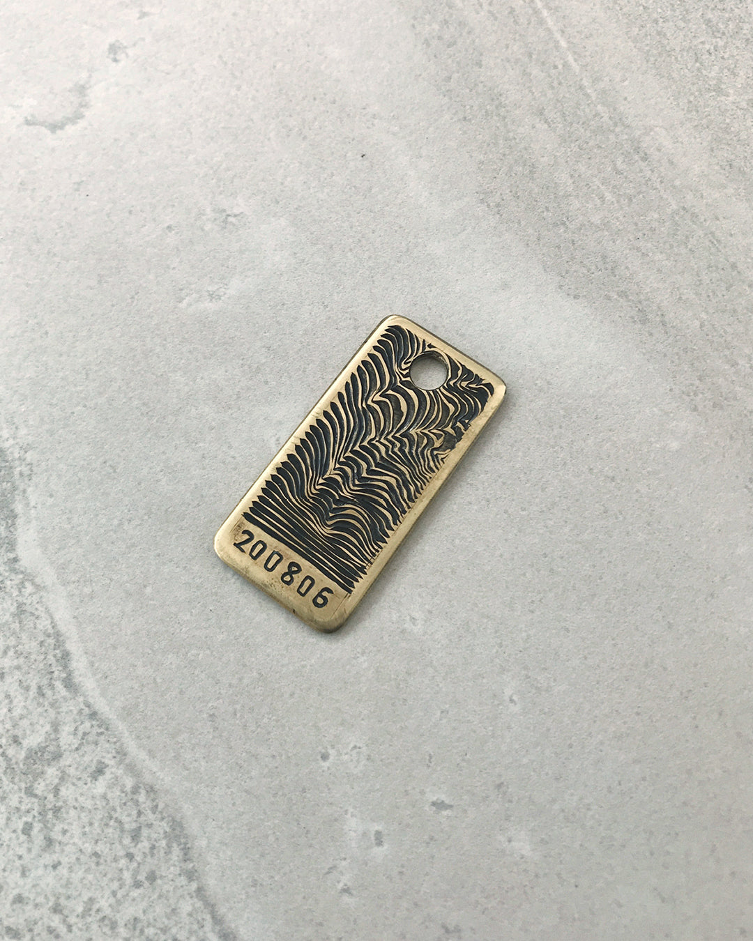 200806 - Hand Engraved Brass
