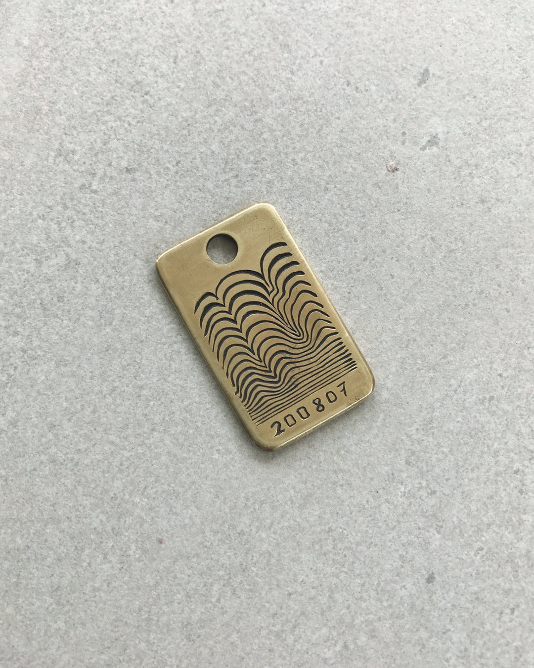 200807 - Hand Engraved Brass