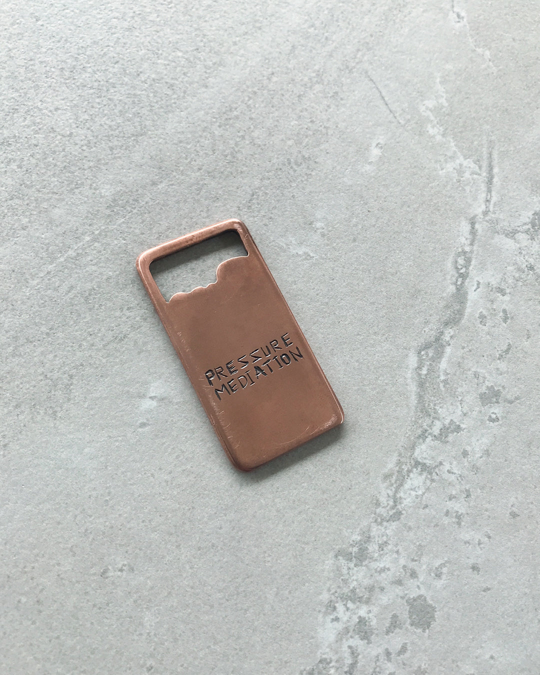 200809 - Hand Engraved Copper + cut-out