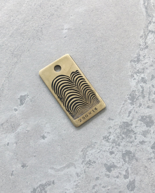 200814 - Hand Engraved Brass