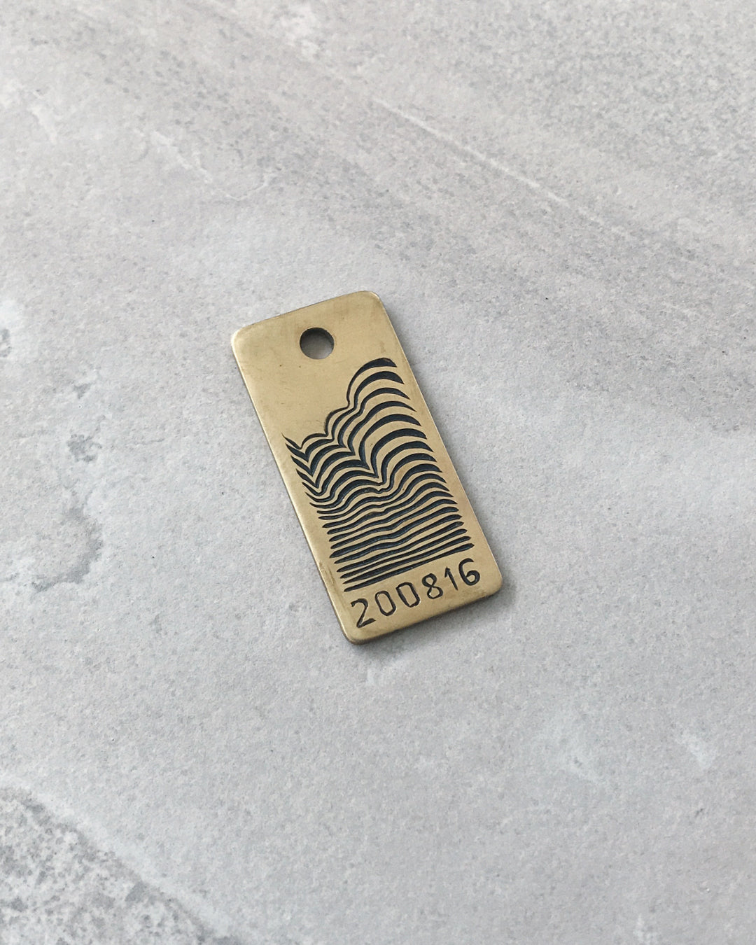200816 - Hand Engraved Brass