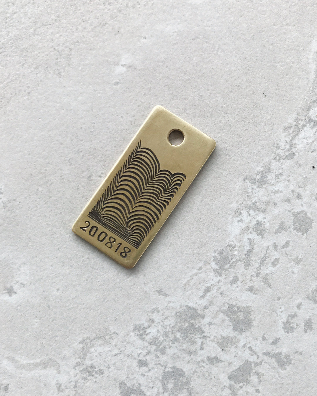 200818 - Hand Engraved Brass