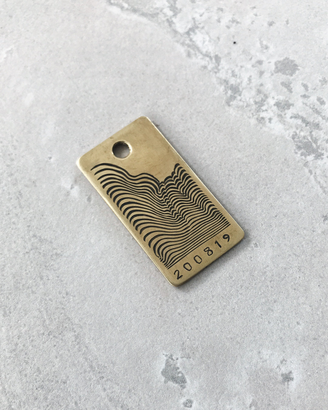 200819 - Hand Engraved Brass