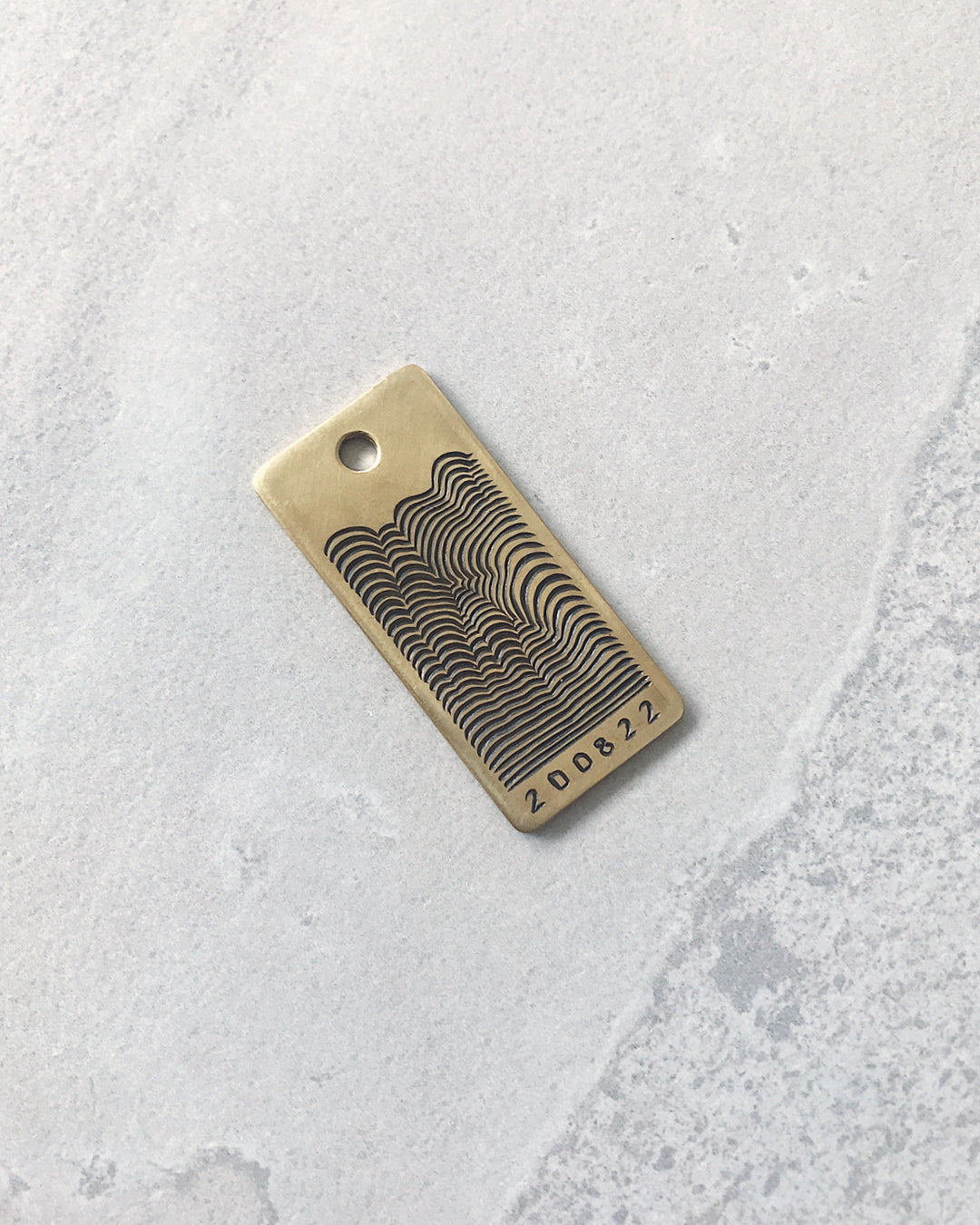 200822 - Hand Engraved Brass