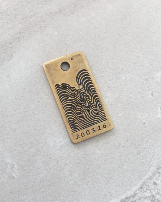 200826 - Hand Engraved Brass