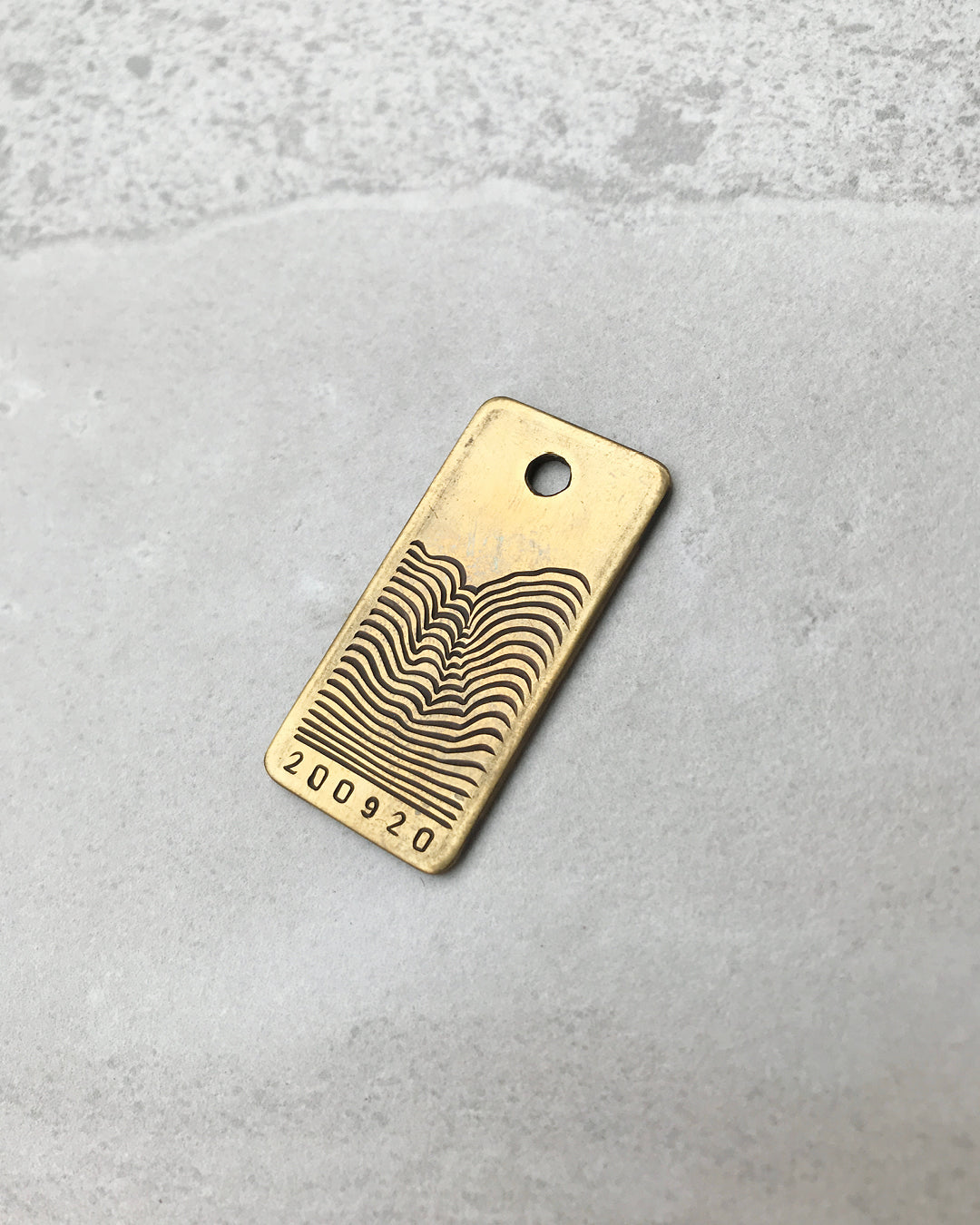 200920 - Hand Engraved Brass