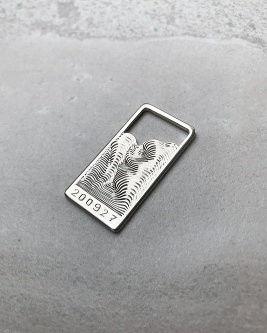 200927 - Hand Engraved Sterling Silver .925 + cut-out