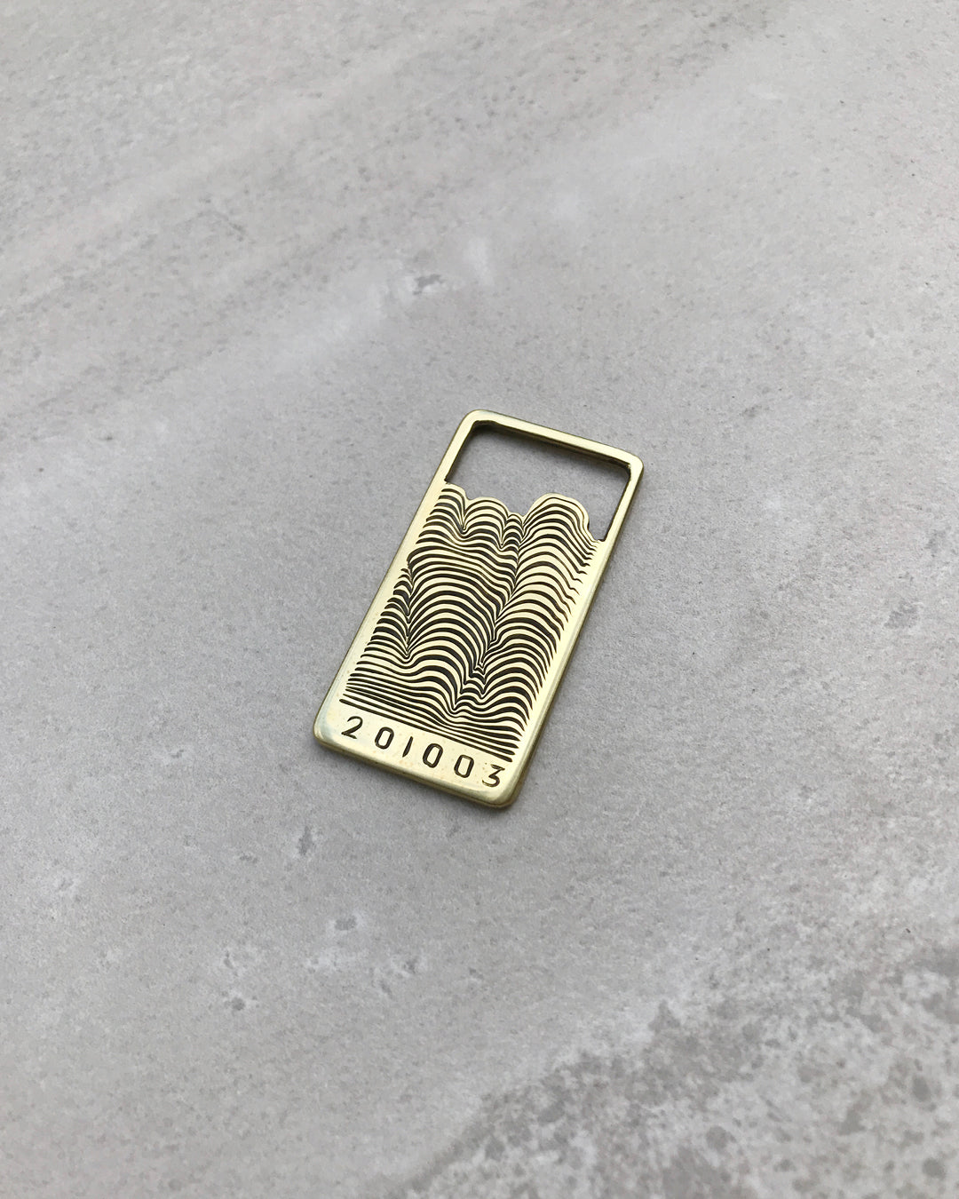 201003 - Hand Engraved Brass + cut-out
