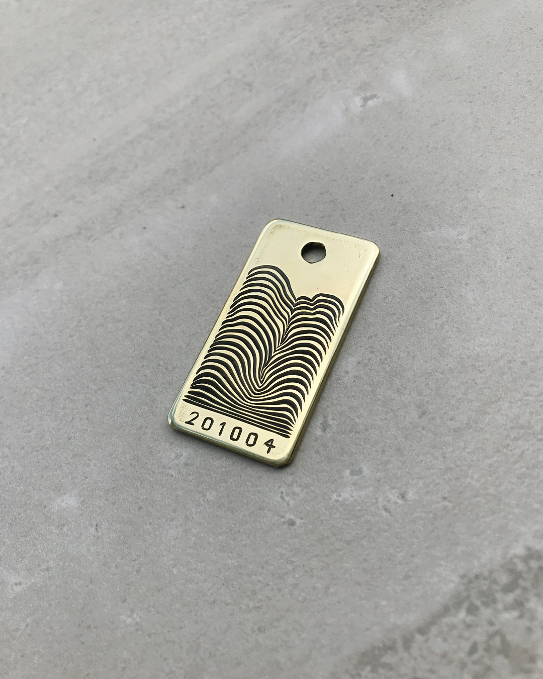 201004 - Hand Engraved Brass