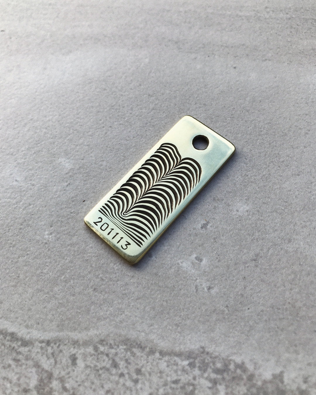 201113 - Hand Engraved Brass