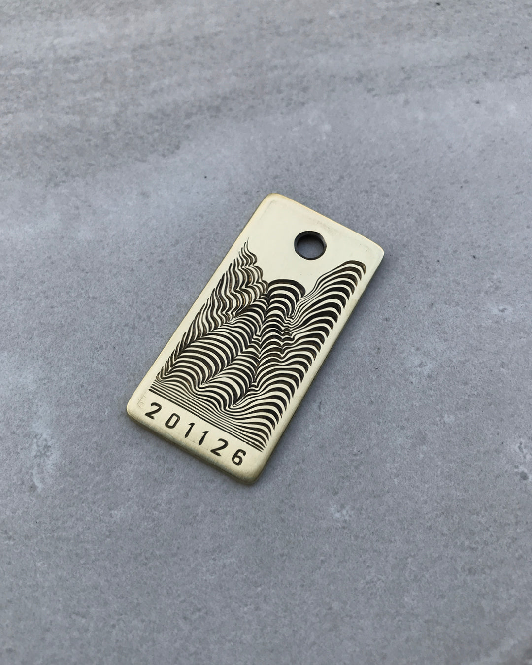 201126 - Hand Engraved Brass