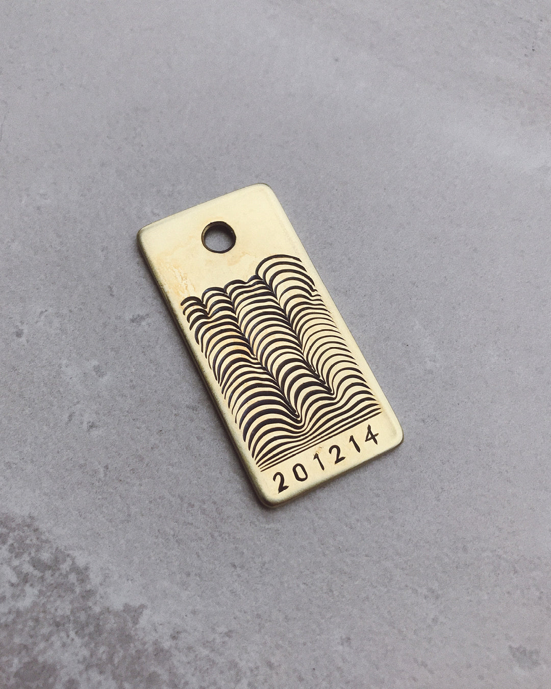 201214 - Hand Engraved Brass