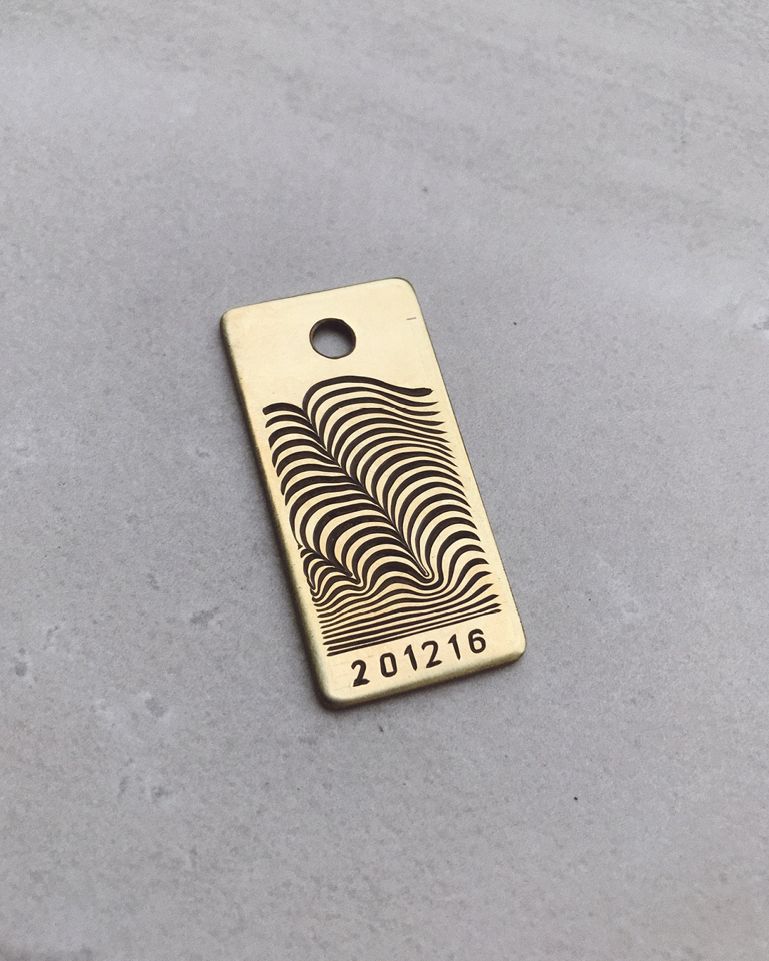 201216 - Hand Engraved Brass