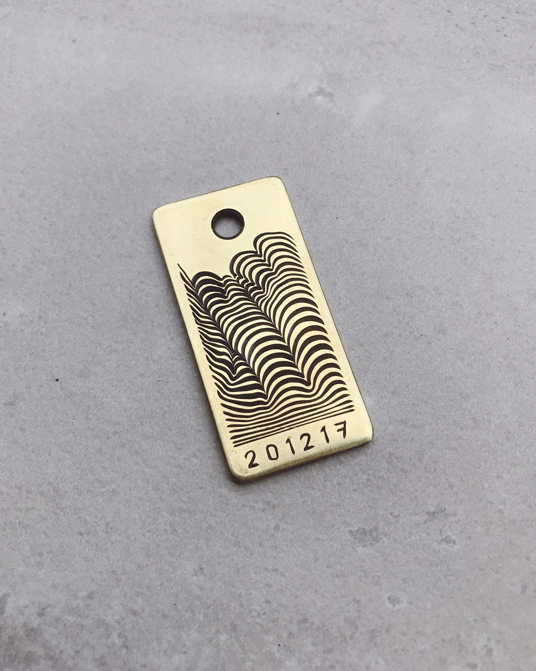 201217 - Hand Engraved Brass