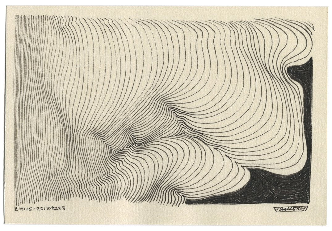 January 2021 - Ink drawings on A5 paper (Digital Downloads)