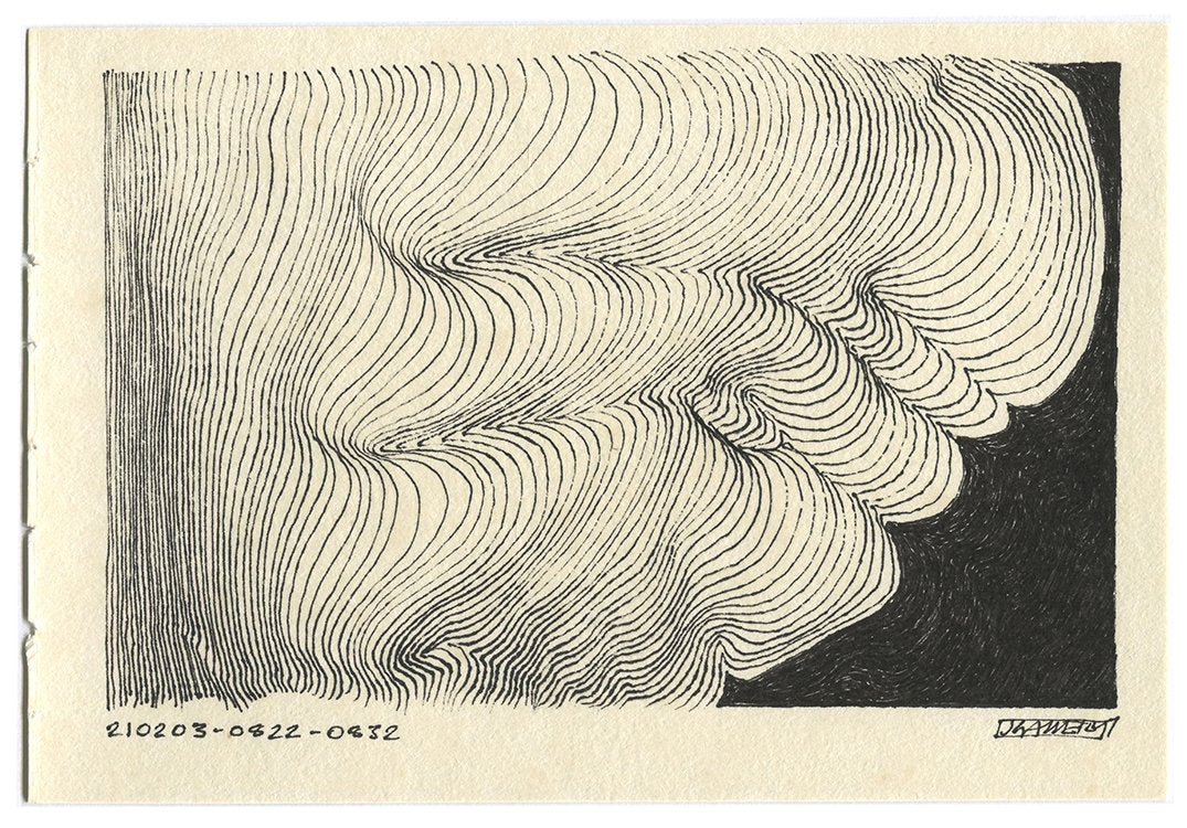February 2021 - Ink drawings on A5 paper (Digital Downloads)