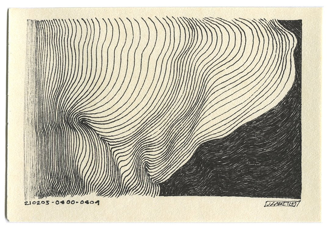 February 2021 - Ink drawings on A5 paper (Digital Downloads)