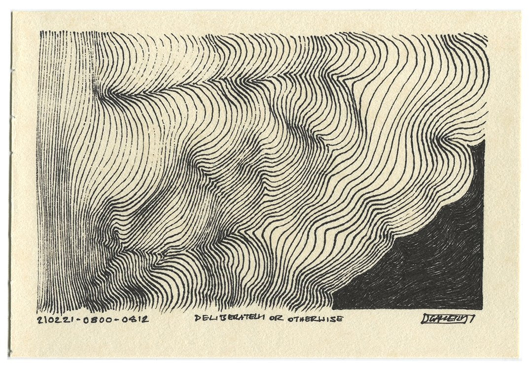 February 2021 - Ink drawings on A5 paper (Digital Downloads)