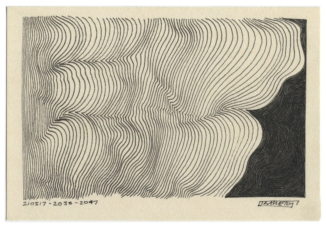 March 2021 - Ink drawings on A5 paper (Digital Downloads)