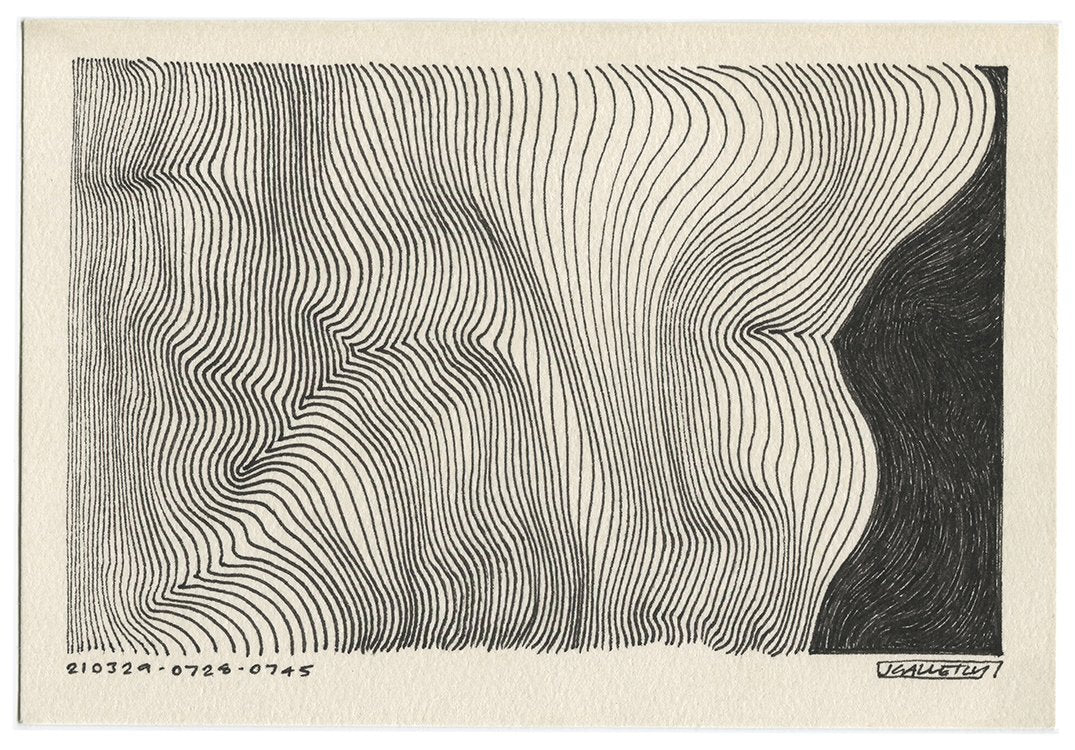 March 2021 - Ink drawings on A5 paper (Digital Downloads)