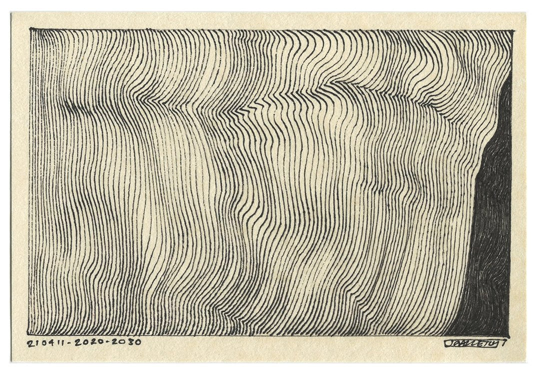 April 2021 - Ink drawings on A5 paper (Digital Downloads)
