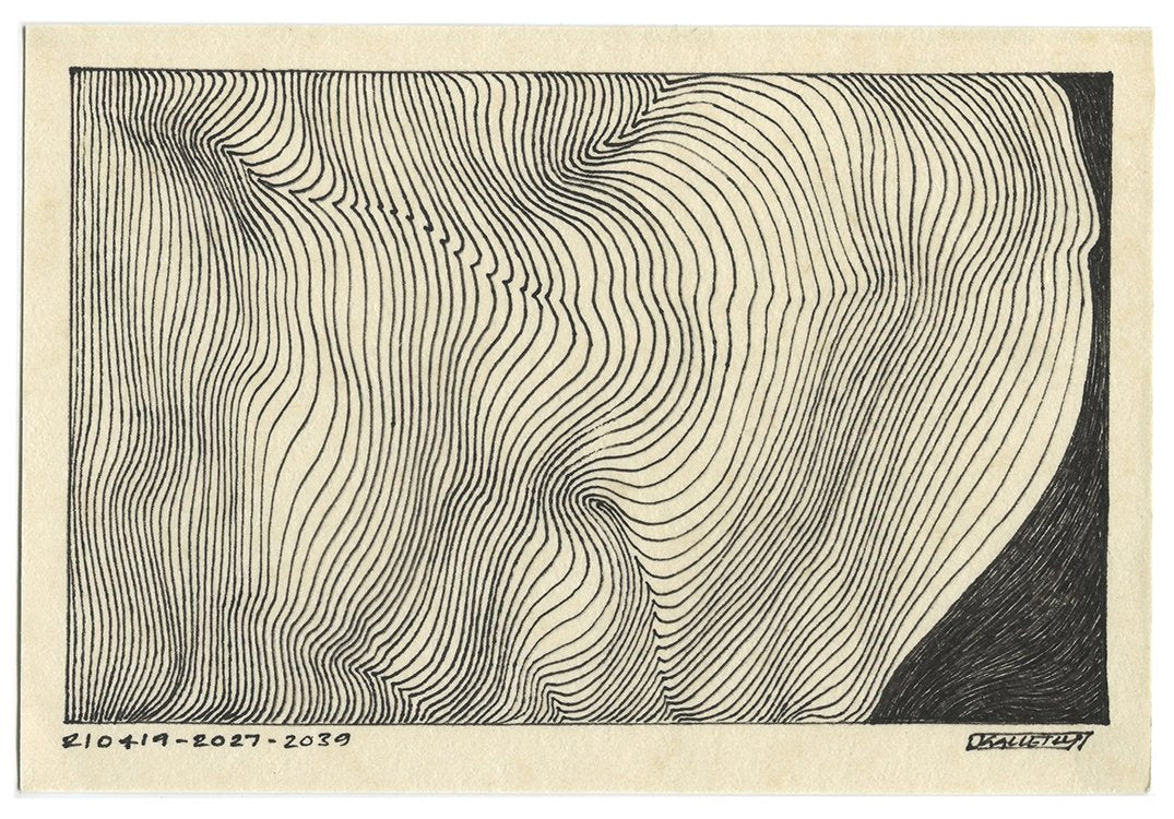 April 2021 - Ink drawings on A5 paper (Digital Downloads)