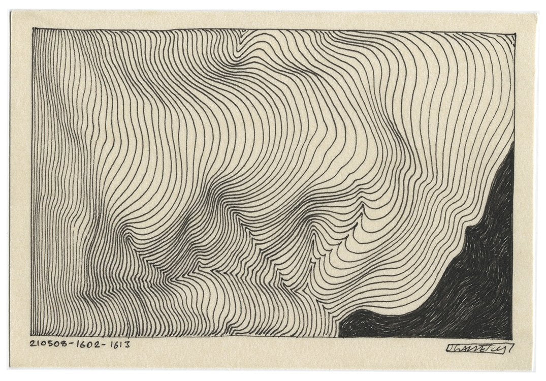 May 2021 - Ink drawings on A5 paper (Digital Downloads)